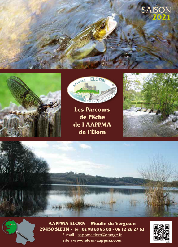 Télécharger le Dépliant de l'AAPPMA de l'Elorn 2021